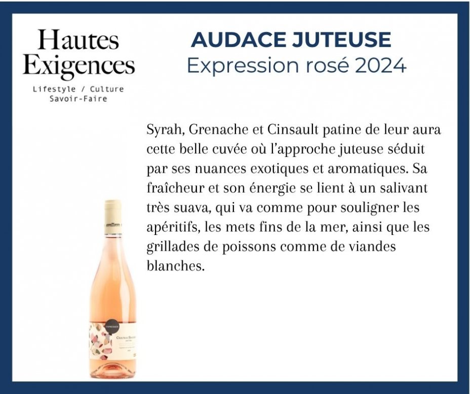 Hautes Exigences - Audace juteuse