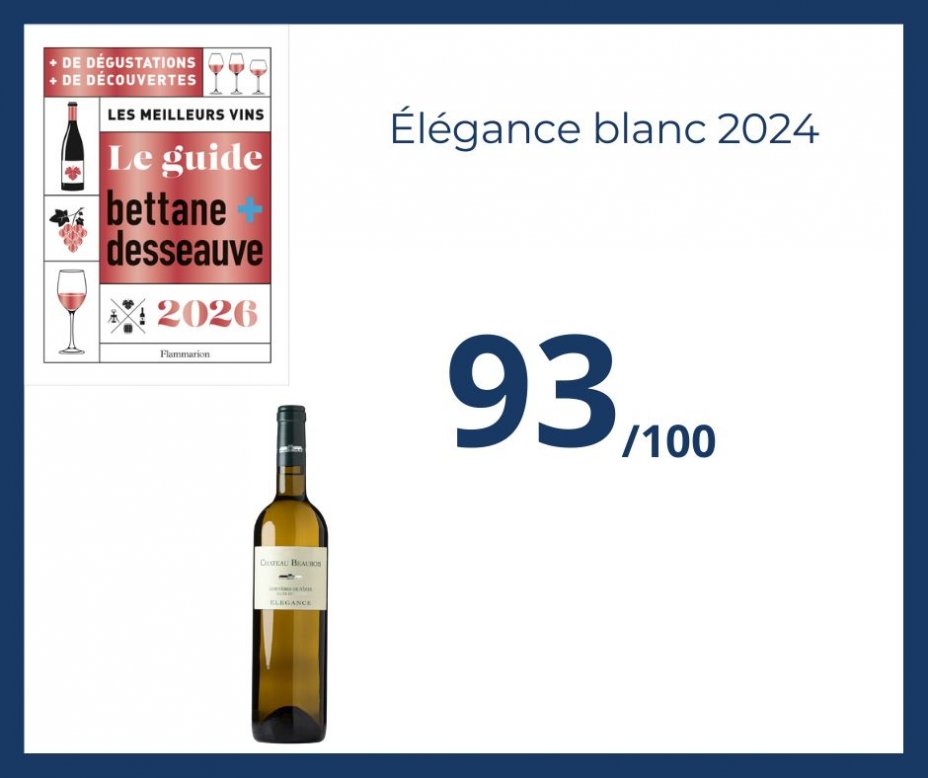 Guide bettane + Desseauve - lgance blanc 2024