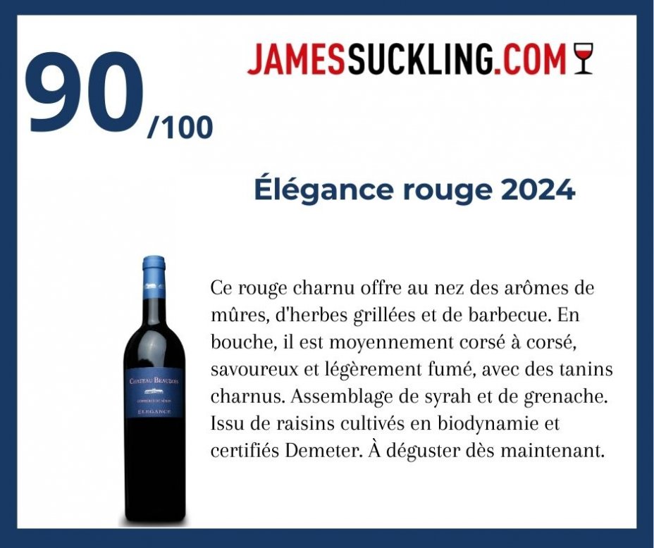 James Suckling - �l�gance rouge 2024