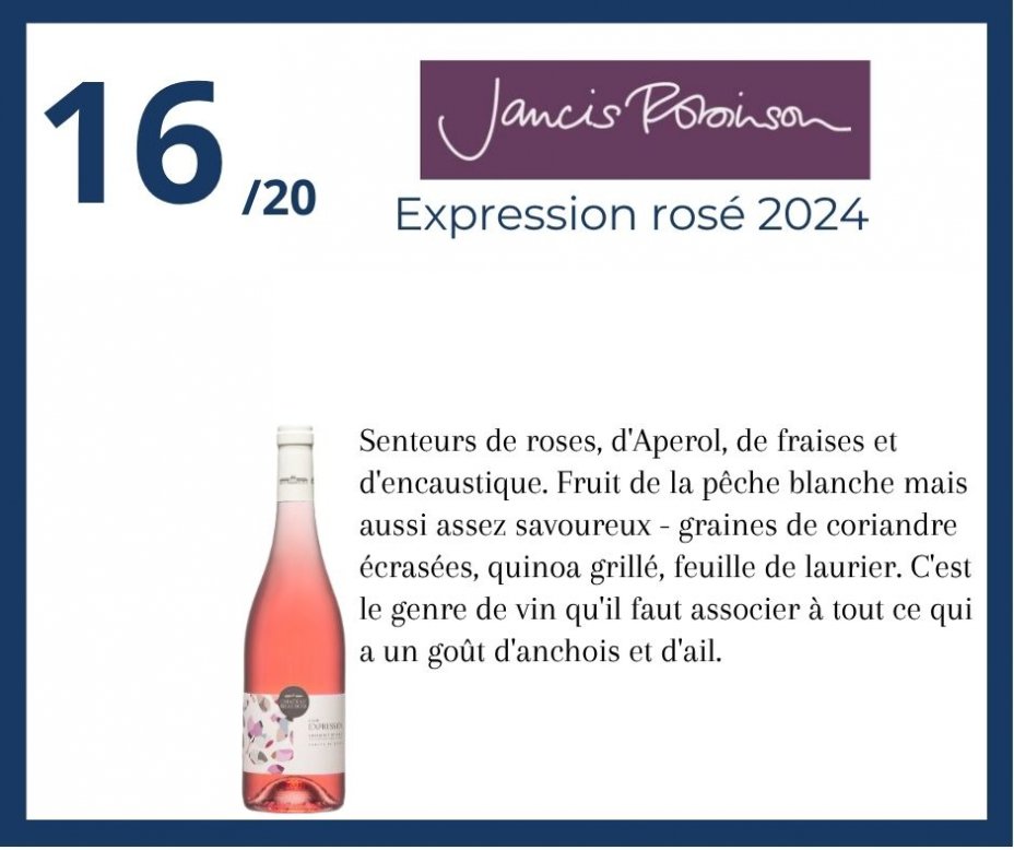 Jancis Robinson - Expression ros� 2024
