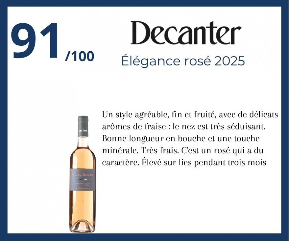 Decanter - �l�gance ros� 2025