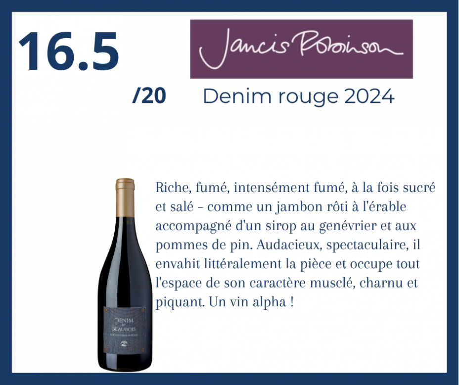 Jancis Robinson - Denim rouge 2024