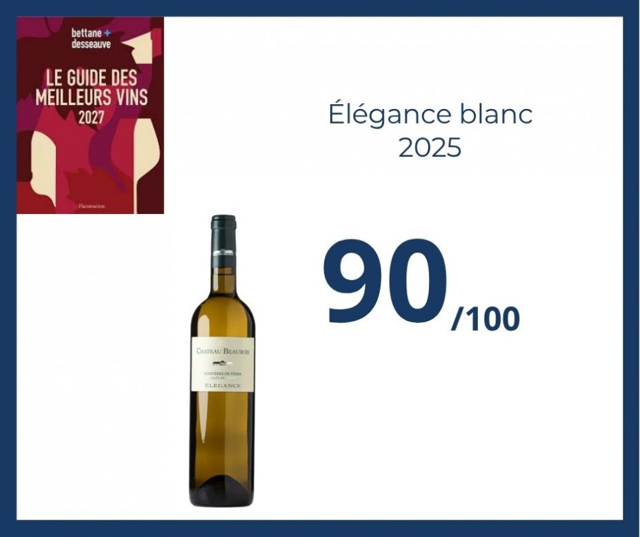 Bettane + Desseauve 2027 - �l�gance blanc 2025 