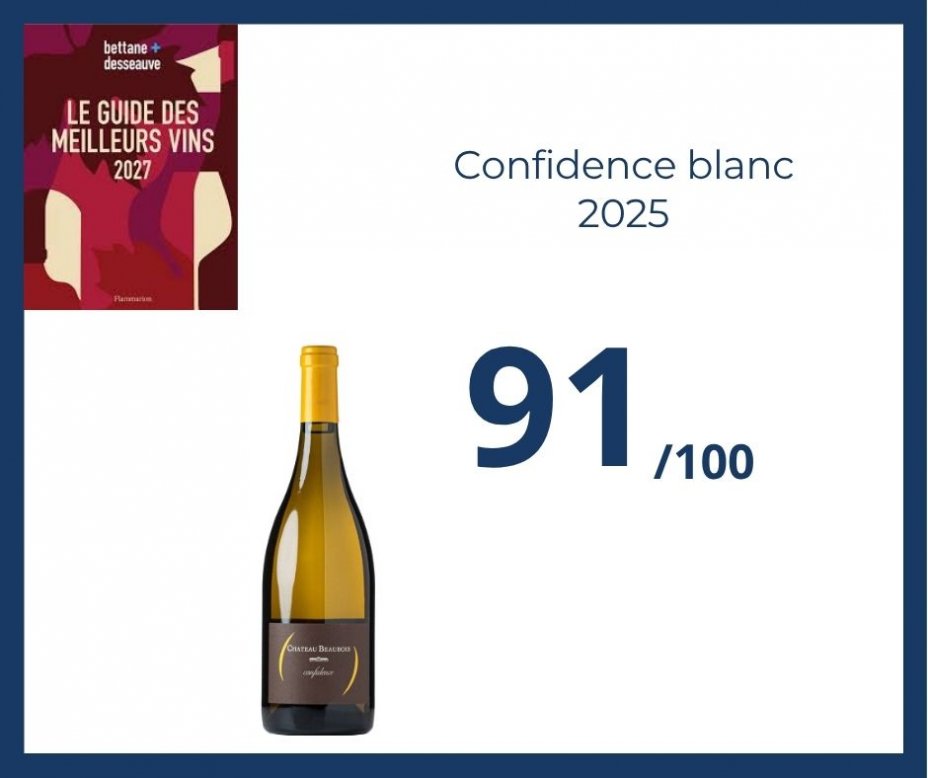 Bettane + Desseauve - Confidence blanc 2025