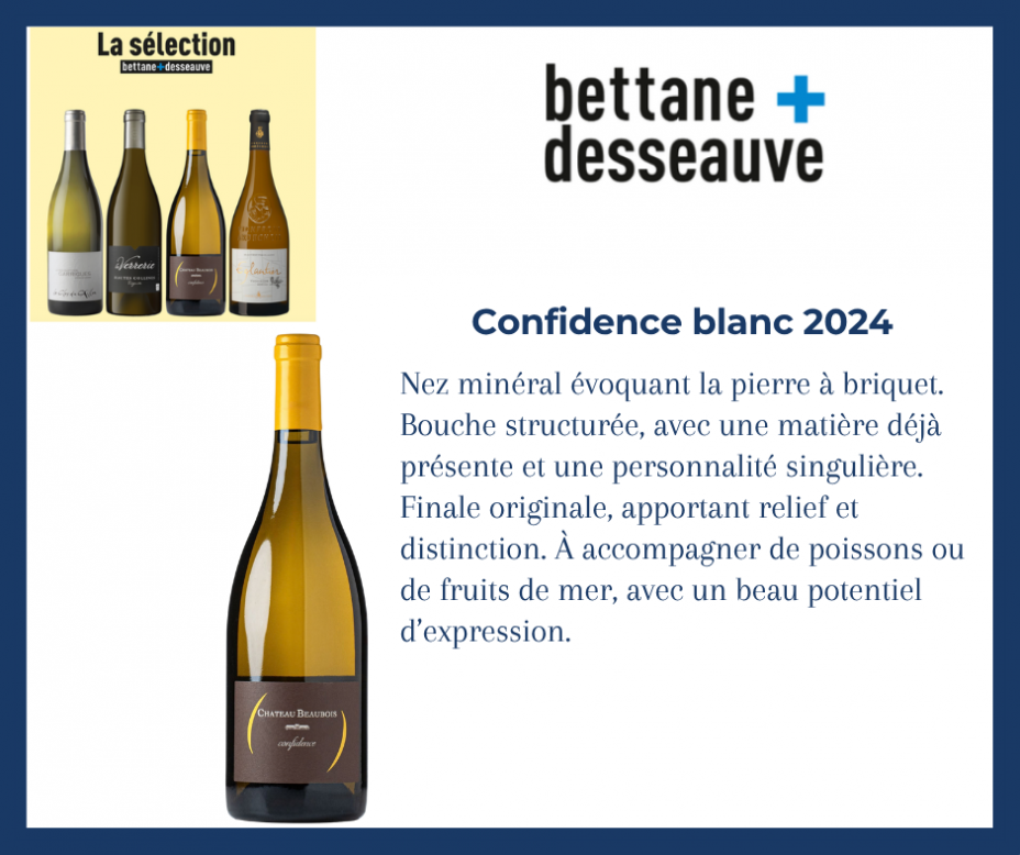 Bettane+Desseauve - Confidence blanc 2024